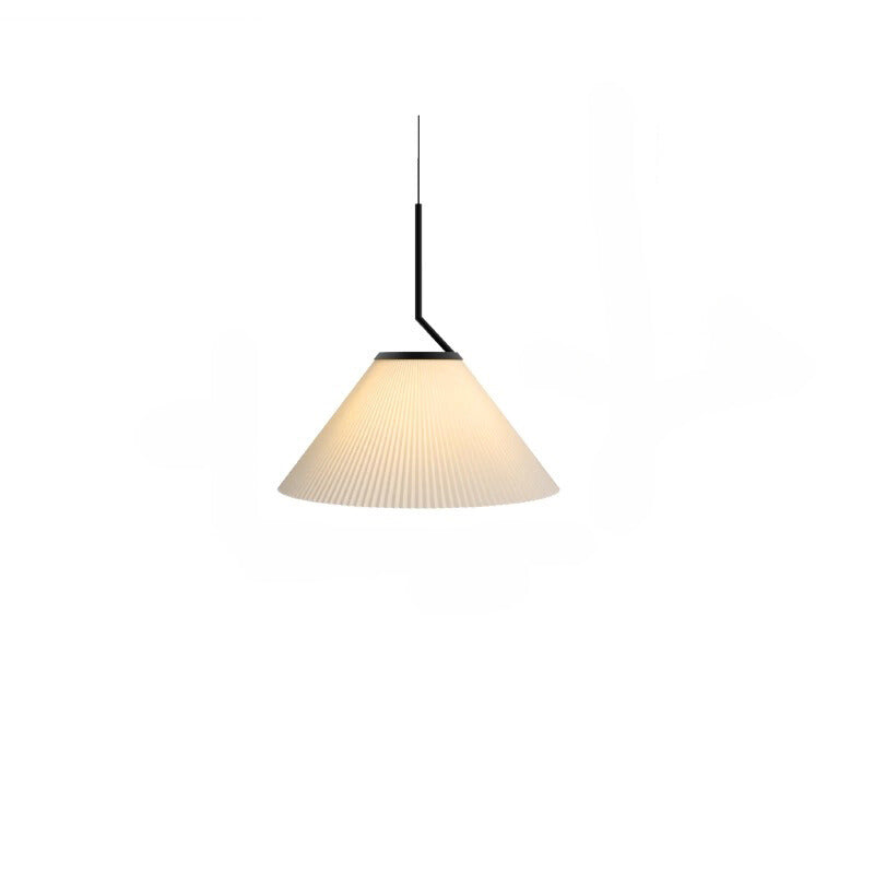 Caelara Soft Pleated Ceiling Pendant Light In Cream | Lersk
