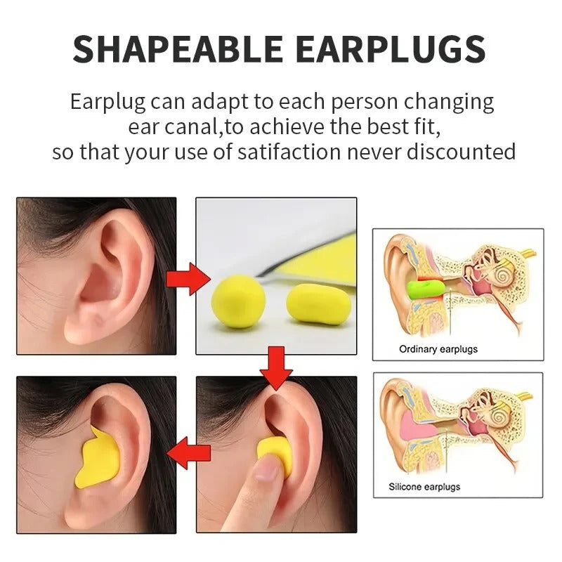 Noise Cancelling Earplugs For Sleeping Ultra Comfort For Quiet Nights | Lersk