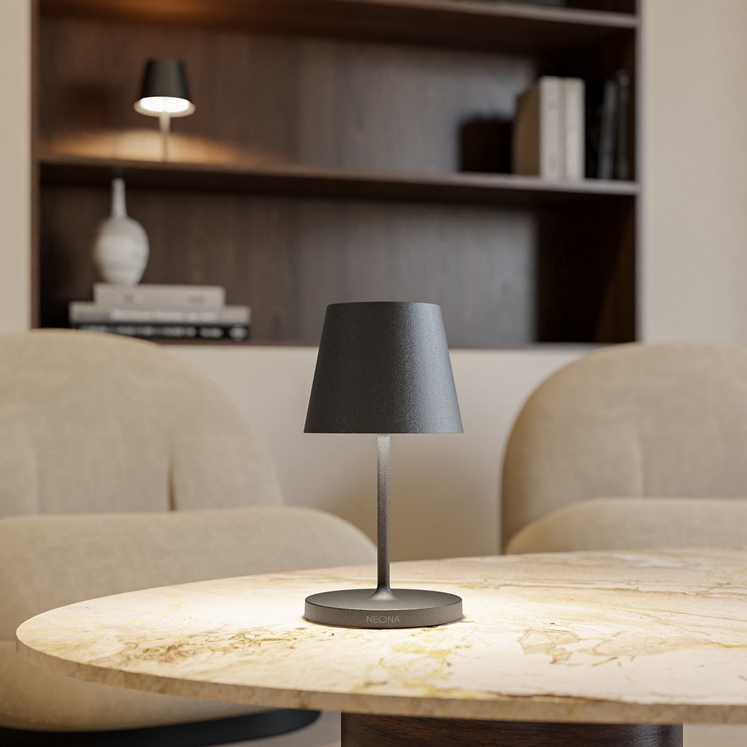 AuraLume Bordlampe | Varm 2700K LED Minimalistisk Design | Lersk