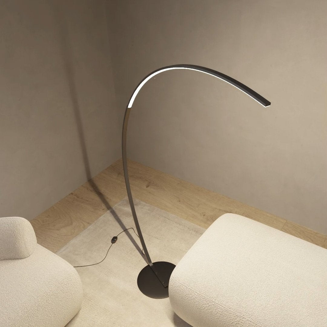LumaArc LED Floor Lamp With Foot Switch, 2700K Dimmable | Lersk