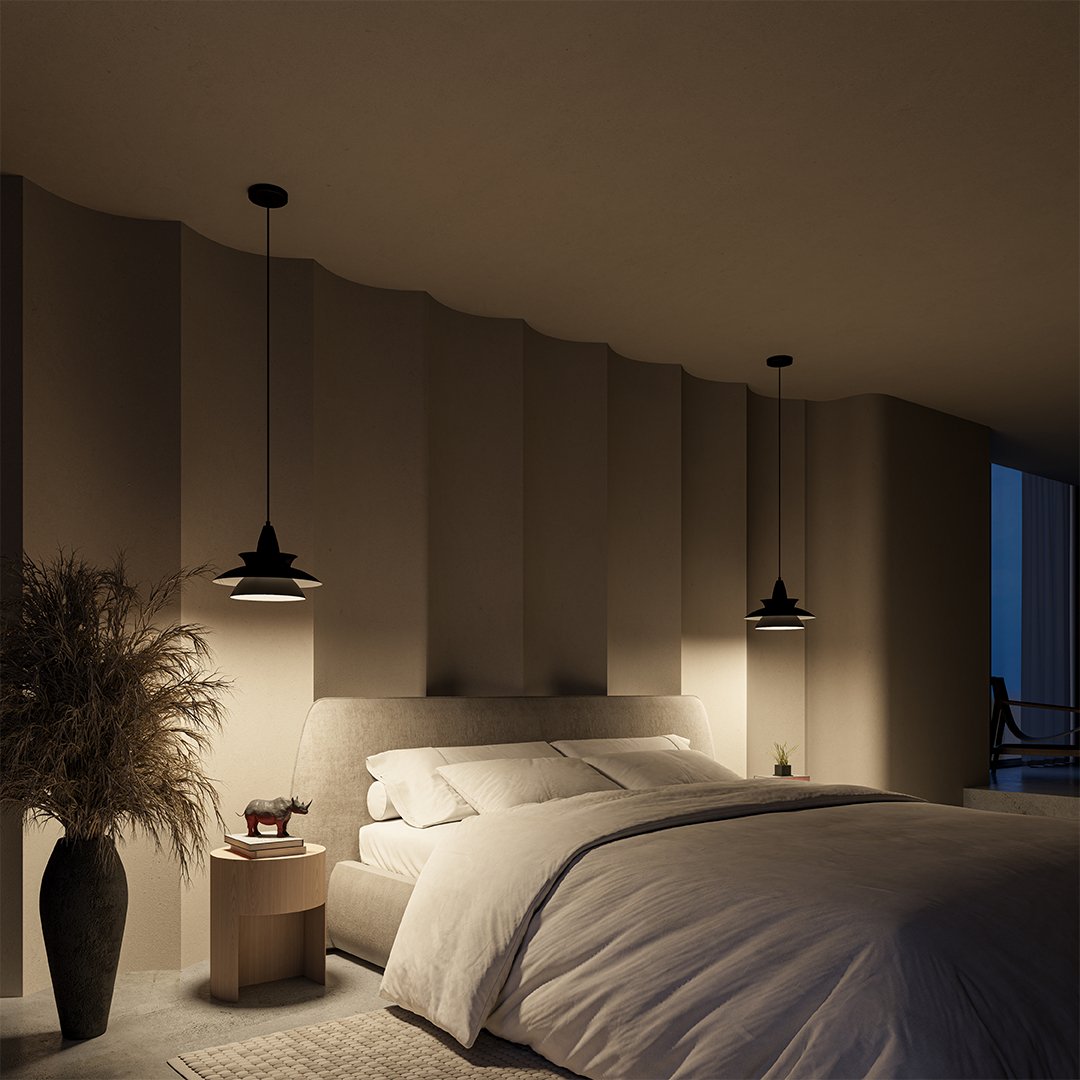 LumoNova Three Piece Pendant Lamp in Retro Charm Style | Lersk
