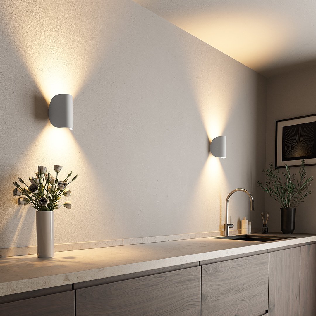 SolaraGlow Wall Light Diffused Warm Light for Living Rooms and Workspaces