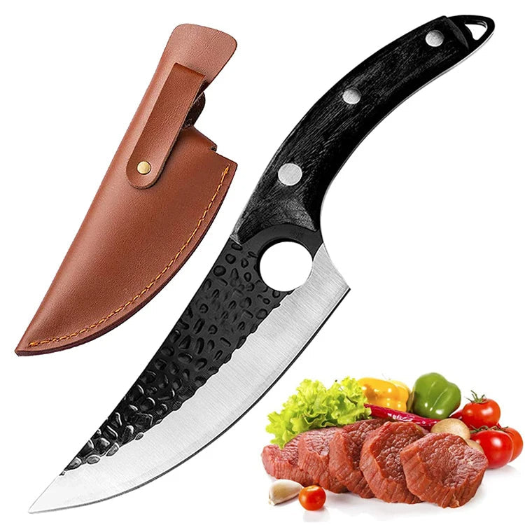 Huusk Knife Premium Control Japanese Handmade Kitchen Knife for Home Cooks | Lersk