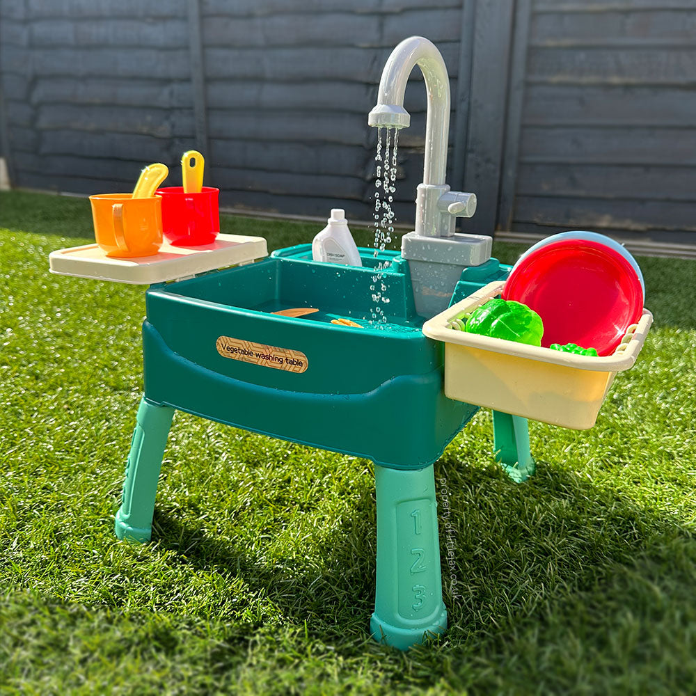 AquaSprout Kids Standing Sink for Indoor Outdoor Play | Lersk