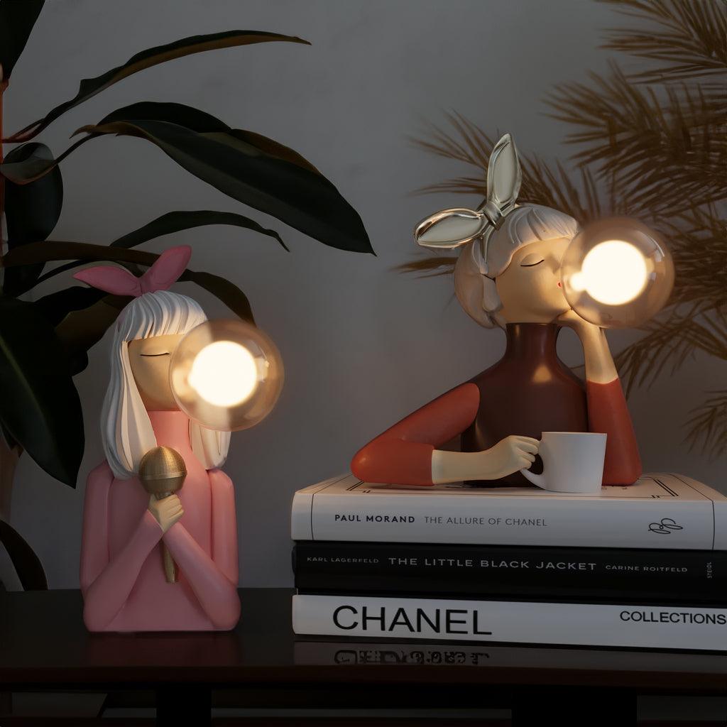 LumaSprite Cartoon Bubble Lamp Nightlight Statue For Kids | Lersk