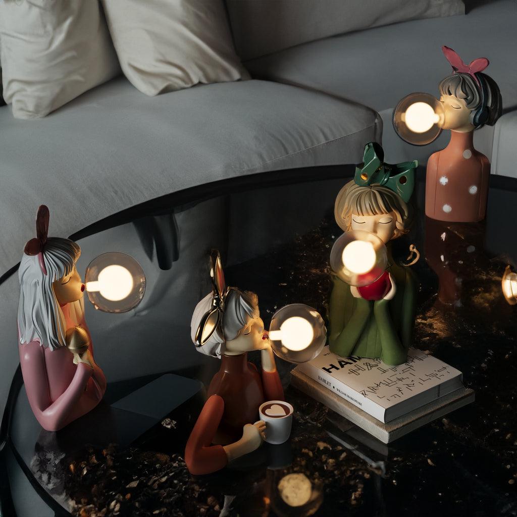 LumaSprite Cartoon Bubble Lamp Nightlight Statue For Kids | Lersk