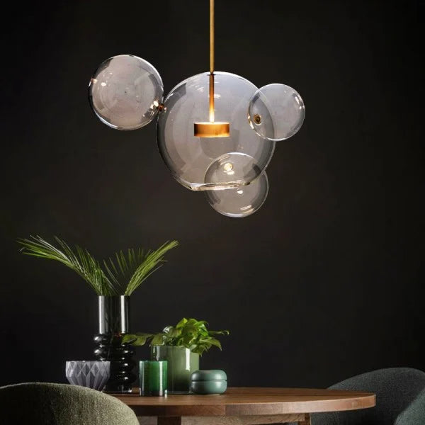 Bolle Pendel Lampe Kugleformet Moderne Design Til Moderne Hjem Varm Glød | Lersk