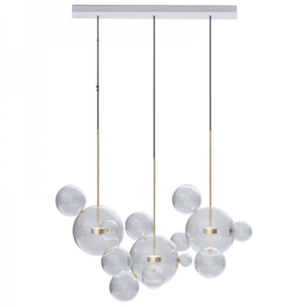 Bolle Pendel Lampe Kugleformet Moderne Design Til Moderne Hjem Varm Glød | Lersk