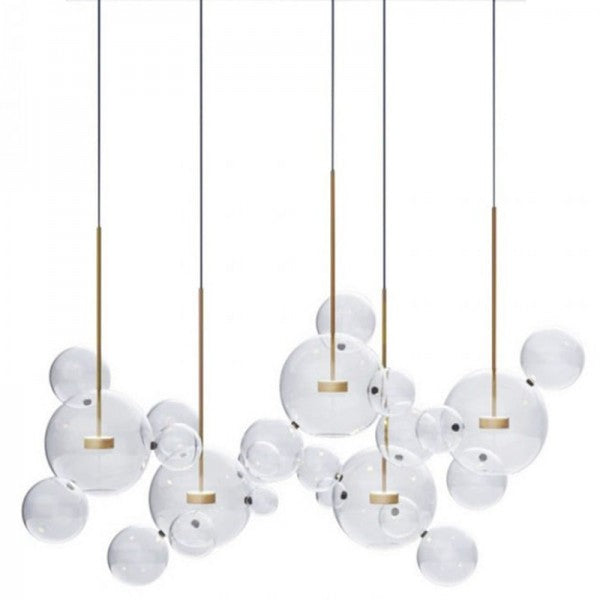 Bolle Pendel Lampe Kugleformet Moderne Design Til Moderne Hjem Varm Glød | Lersk