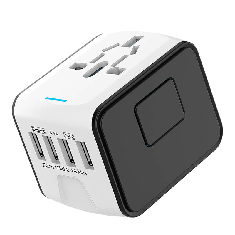 Global 100V To 220V Smart Travel Adapter Voltage Converter For Worldwide Travel Use | Lersk