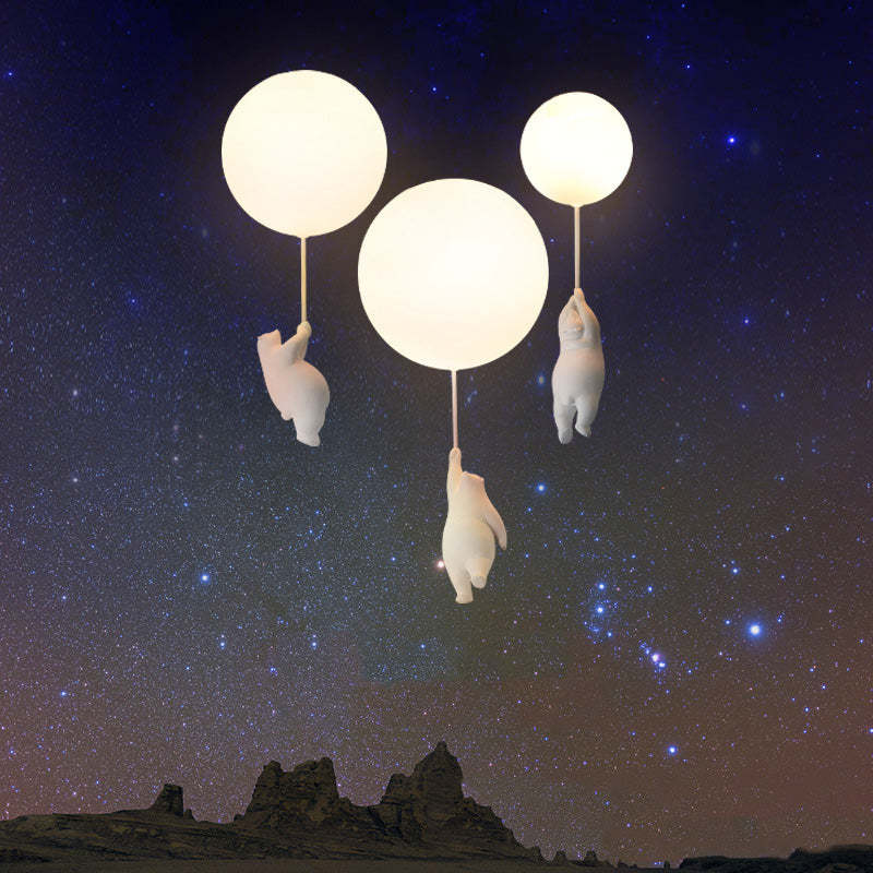 SkyDream Zaczarowana Lampa Wisząca Balon Miś dla Dzieci Luminoir | Lersk