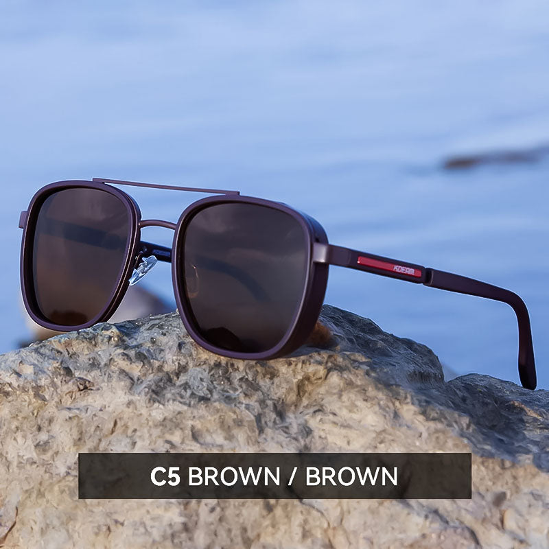 Vintage Polarized Sunglasses For Outdoor Enthusiasts Lightweight Anti Blue Light | Lersk