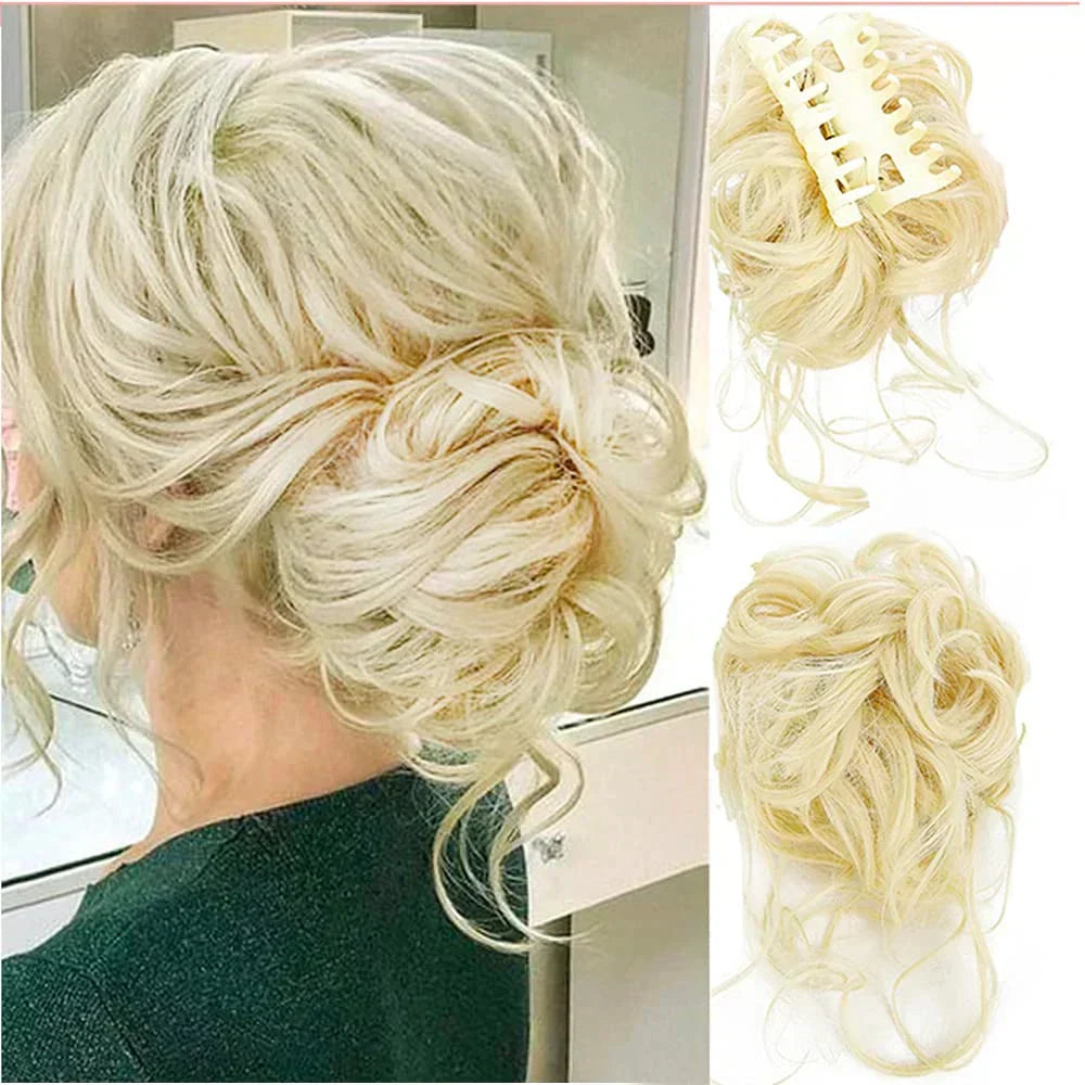 Pinza para cabello CurlyBun para moño rizado instantáneo, para peinados rápidos, recogidos diarios y looks elegantes | Lersk