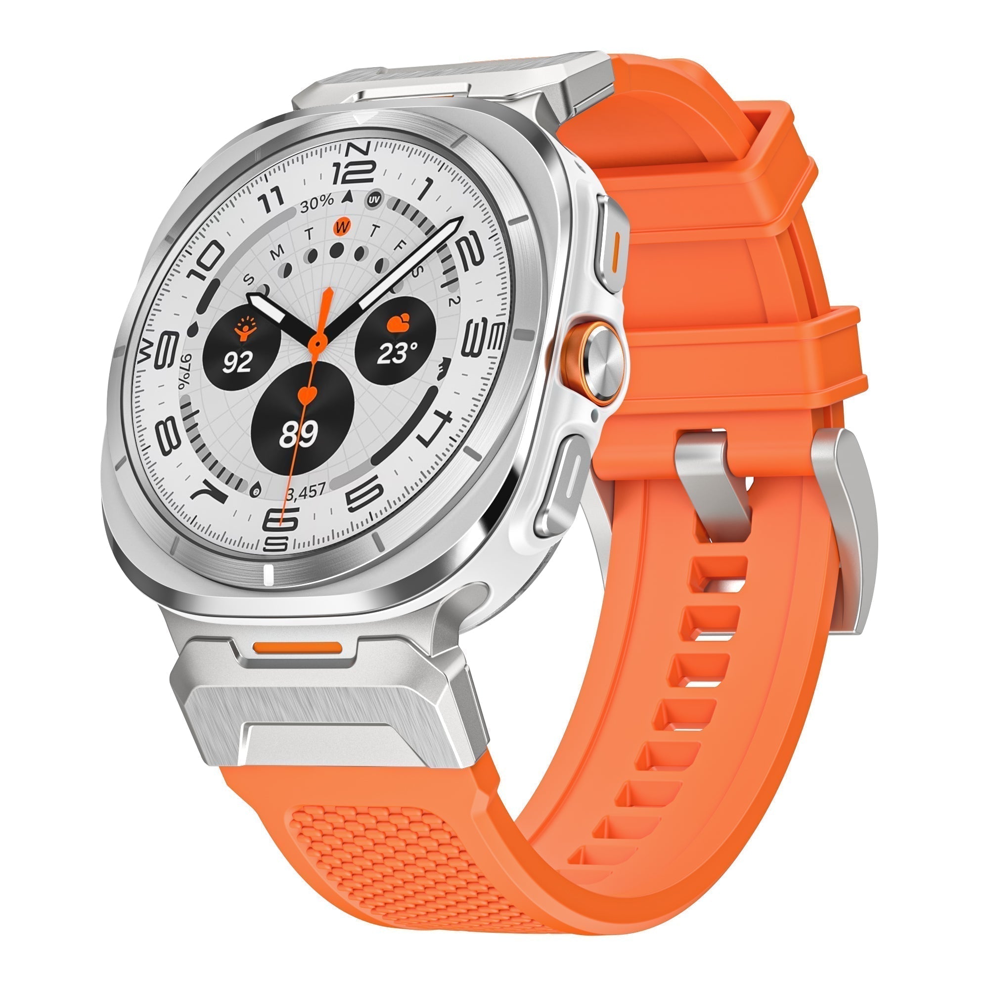 Rivara | FKM Tactical Rubber Strap For Galaxy Watch Ultra | Lersk