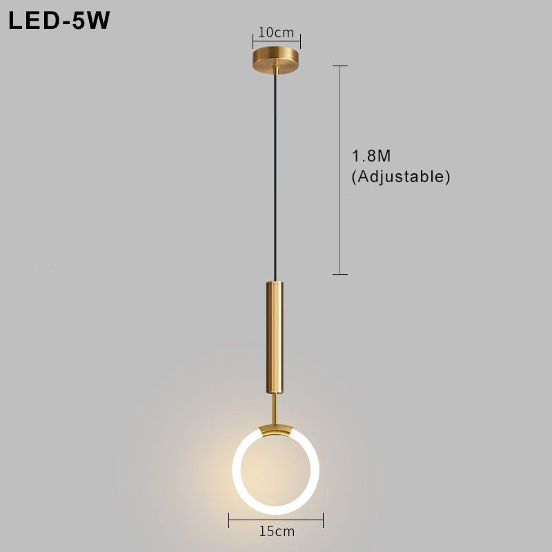 Nordische minimalistische hanglamp met elegante designelementen | Lersk