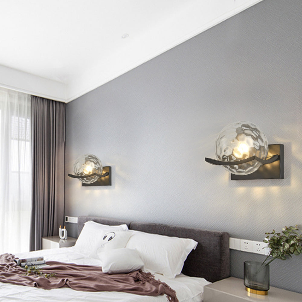NovaLuxe Glas LED-Wandlampe für moderne Wohnzimmer | Lersk