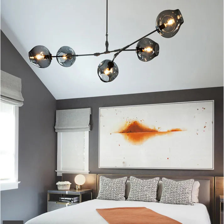 LustraNova Glass Bubble Pendant Light With Branching Arms Ambient Lighting | Lersk