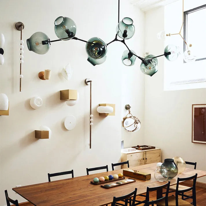 LustraNova Glass Bubble Pendant Light With Branching Arms Ambient Lighting | Lersk