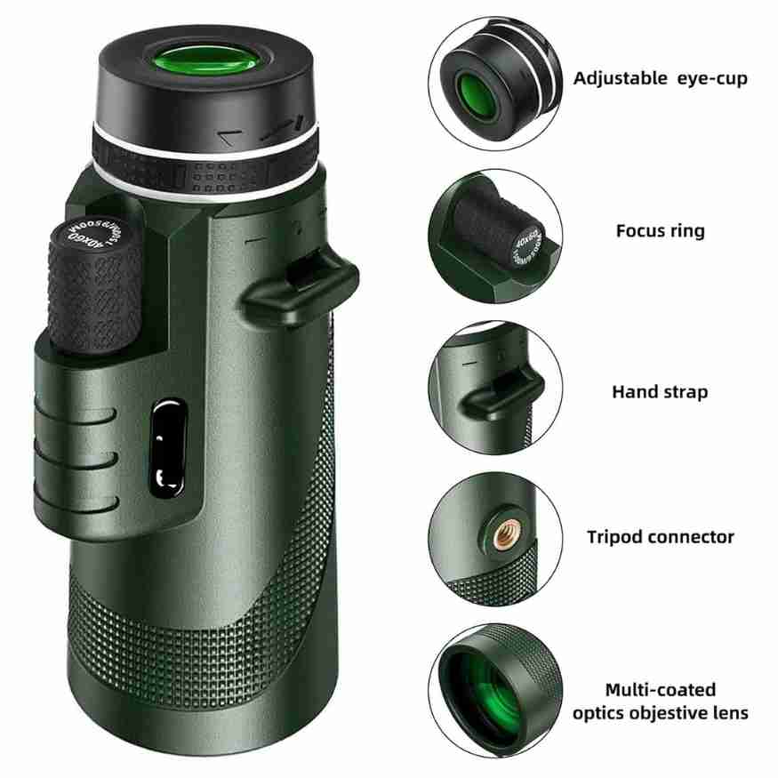 Monocolo Arden Compact 600x HD Ultra-Zoom per Birdwatching | Lersk