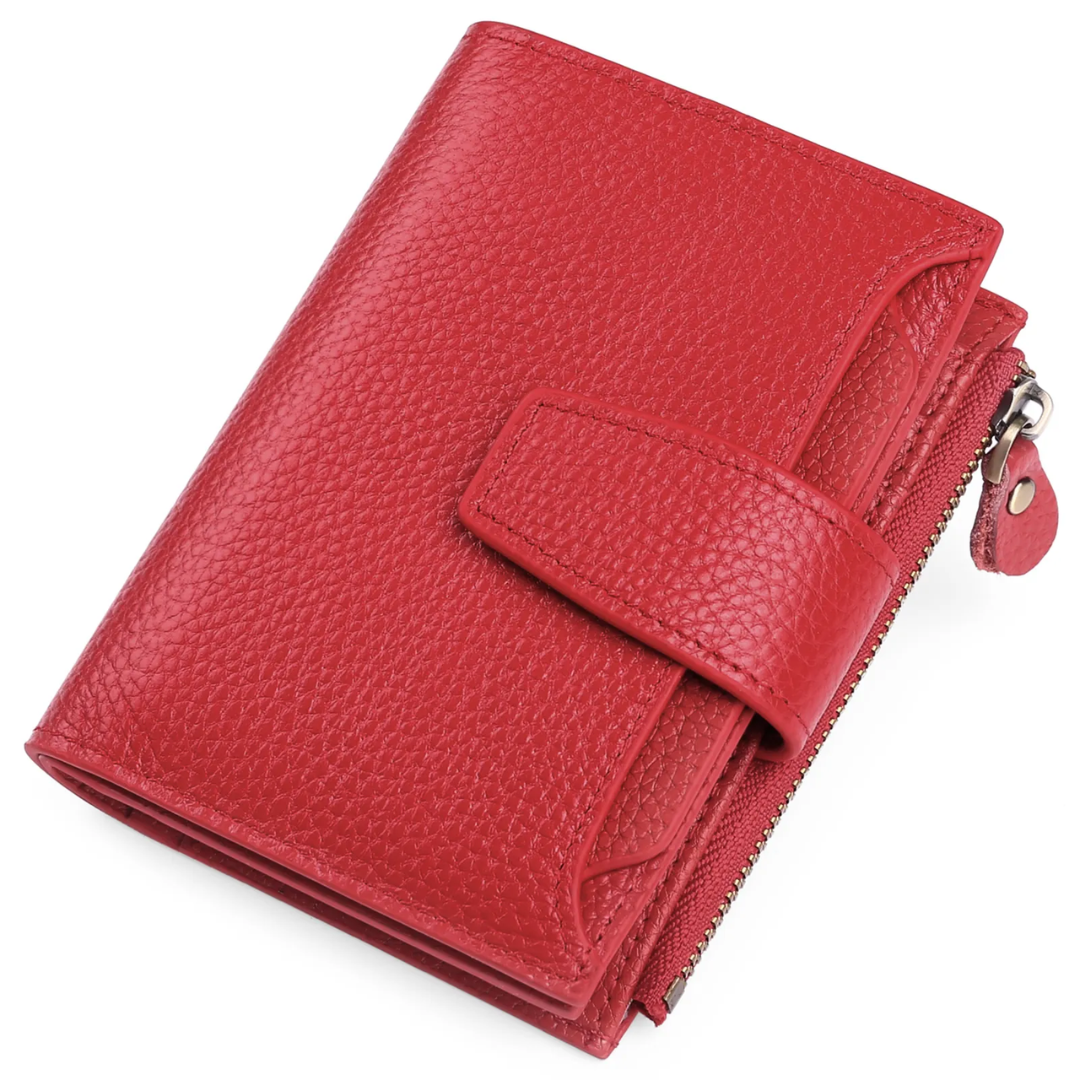 Genuine Leather Compact Wallet With RFID Blocking And Multi-Functional Capabilities | Lersk