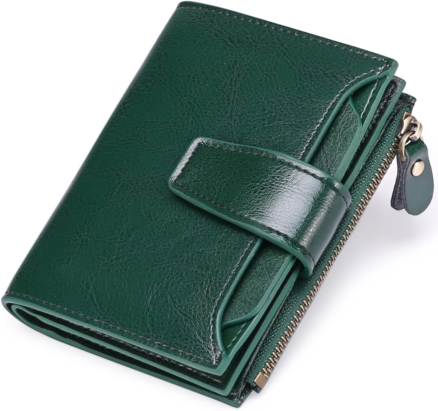Genuine Leather Compact Wallet With RFID Blocking And Multi-Functional Capabilities | Lersk