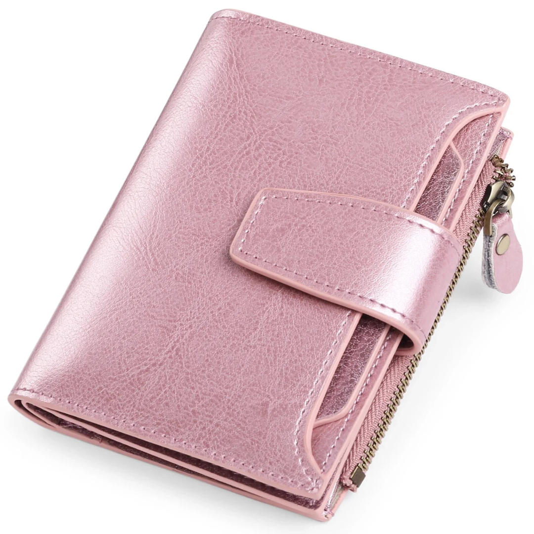 Genuine Leather Compact Wallet With RFID Blocking And Multi-Functional Capabilities | Lersk
