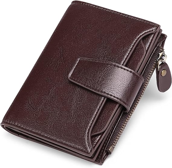 Genuine Leather Compact Wallet With RFID Blocking And Multi-Functional Capabilities | Lersk