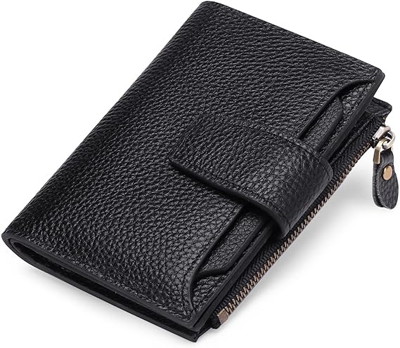 Genuine Leather Compact Wallet With RFID Blocking And Multi-Functional Capabilities | Lersk