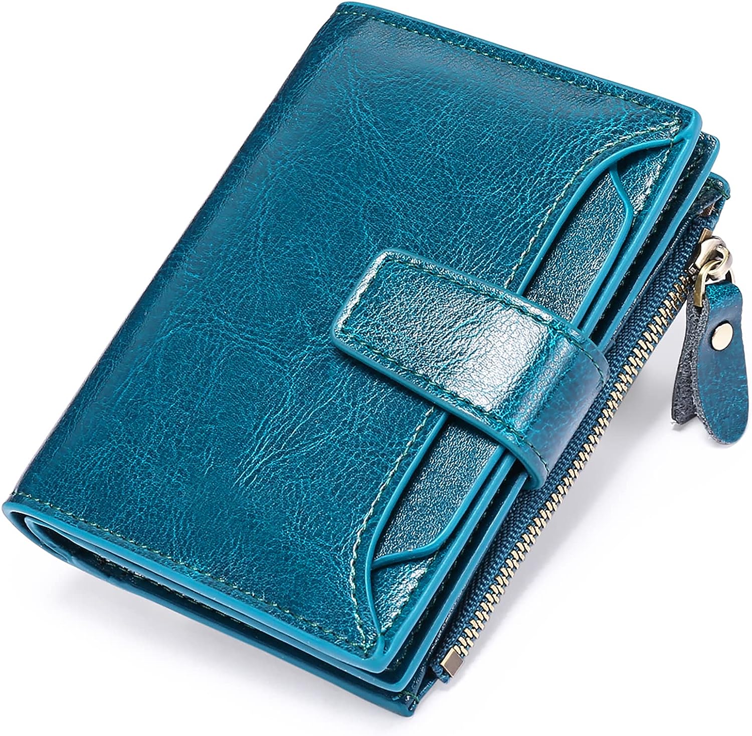 Genuine Leather Compact Wallet With RFID Blocking And Multi-Functional Capabilities | Lersk