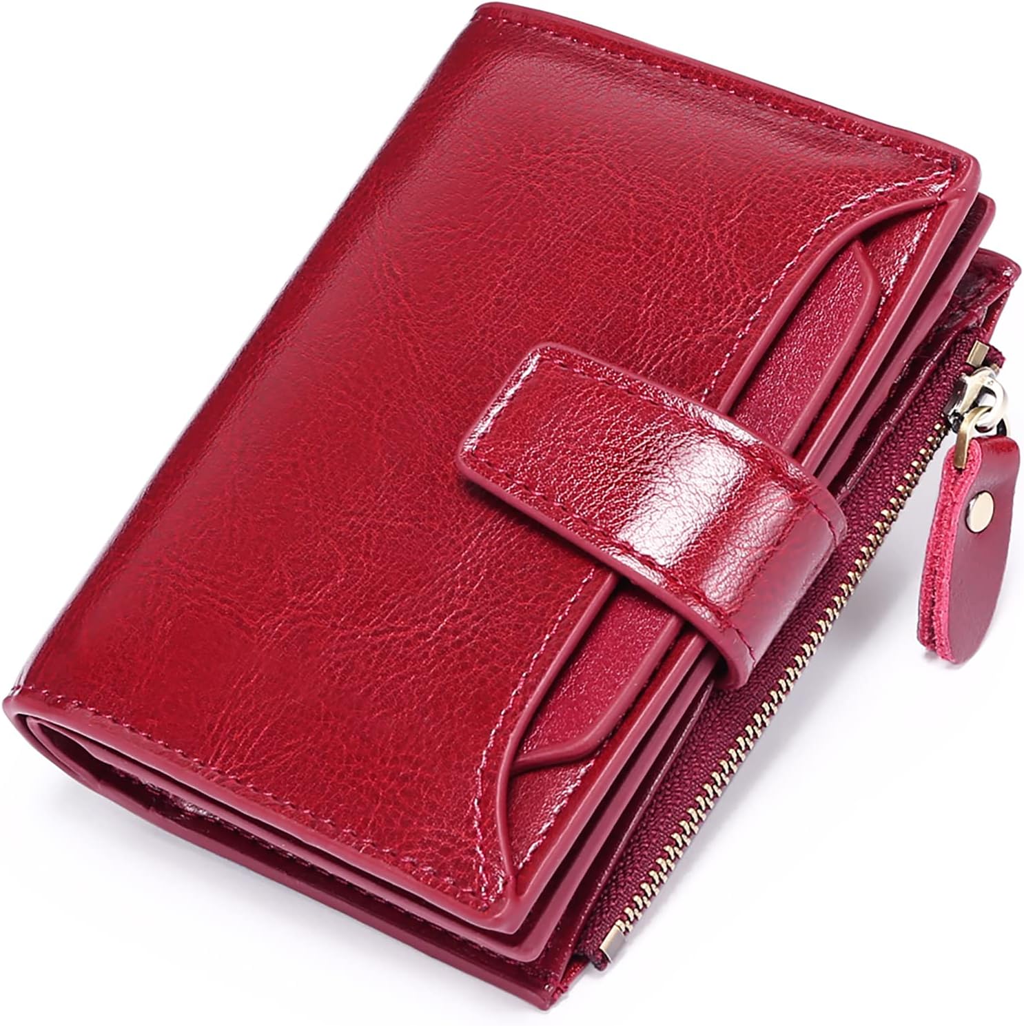 Genuine Leather Compact Wallet With RFID Blocking And Multi-Functional Capabilities | Lersk