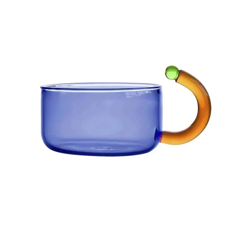 Glass Teapot Set With Contrasting Finish And Optional Mug With Built In Filter | Lersk