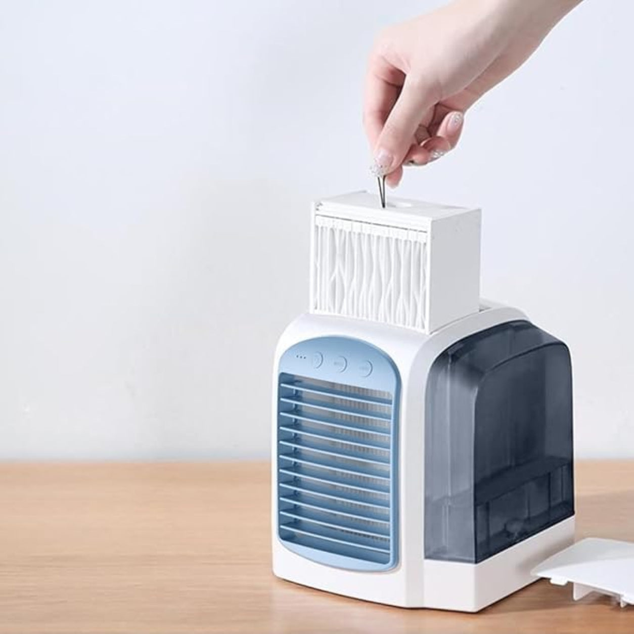 Kühlender Verdunstungsluftkühler Ventilator Tragbar Oszillierend | Lersk