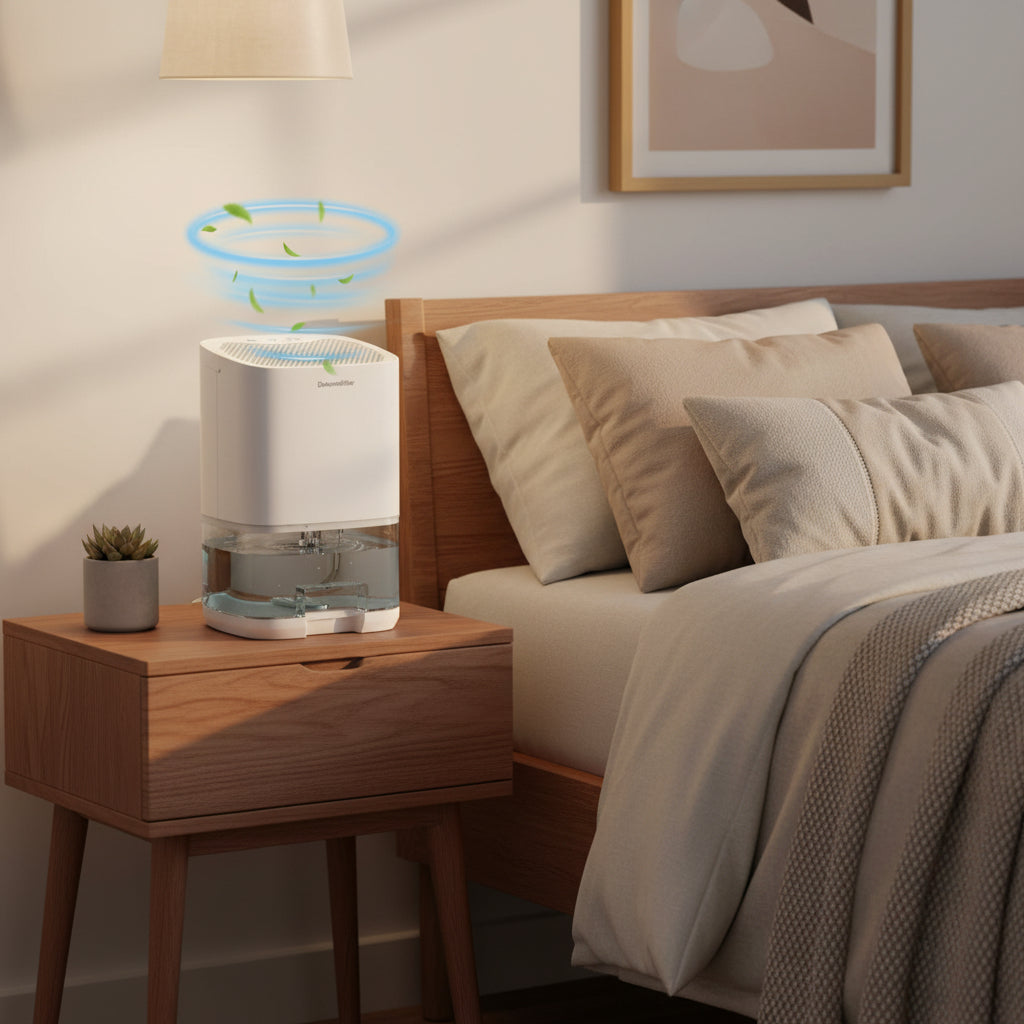Cooling Night Light Portable Dehumidifier Compact | Lersk