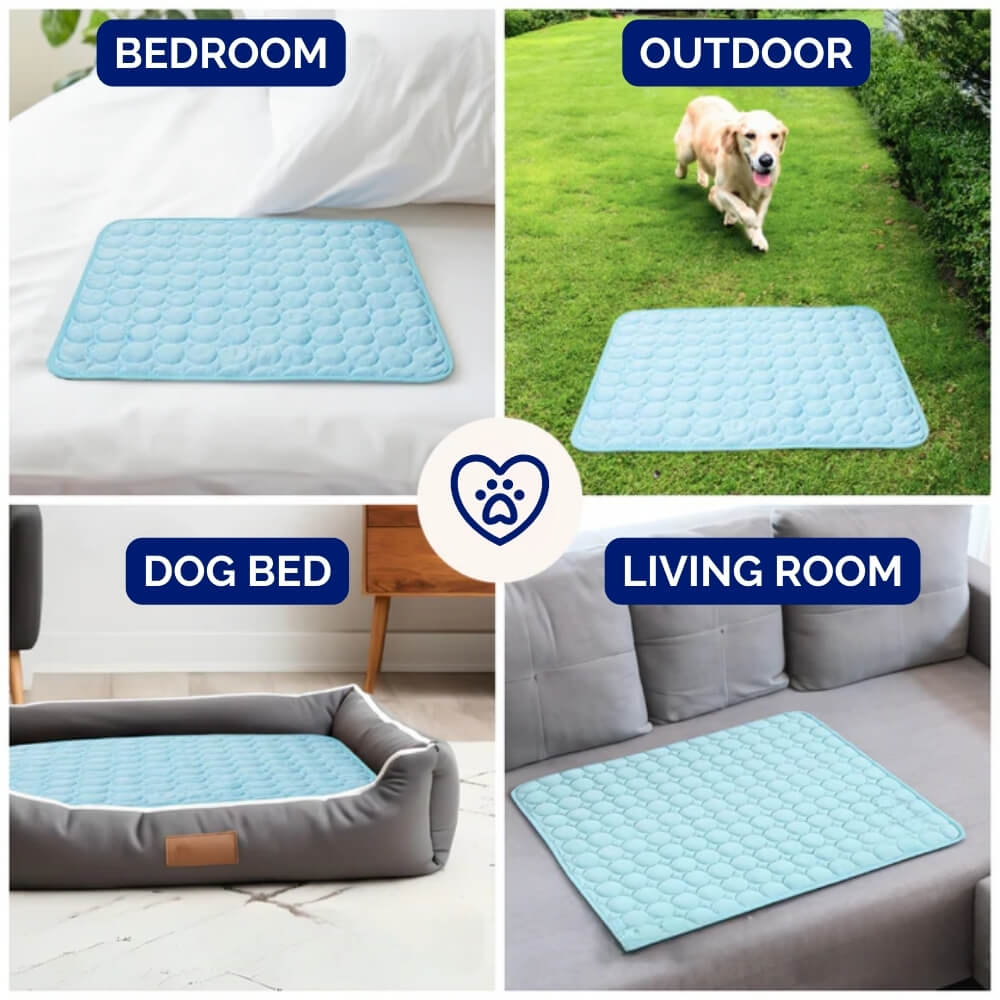 CoolPaws Dog Cooling Mat Indoor Outdoor Use Portable Lightweight For Pets And Dogs | Lersk