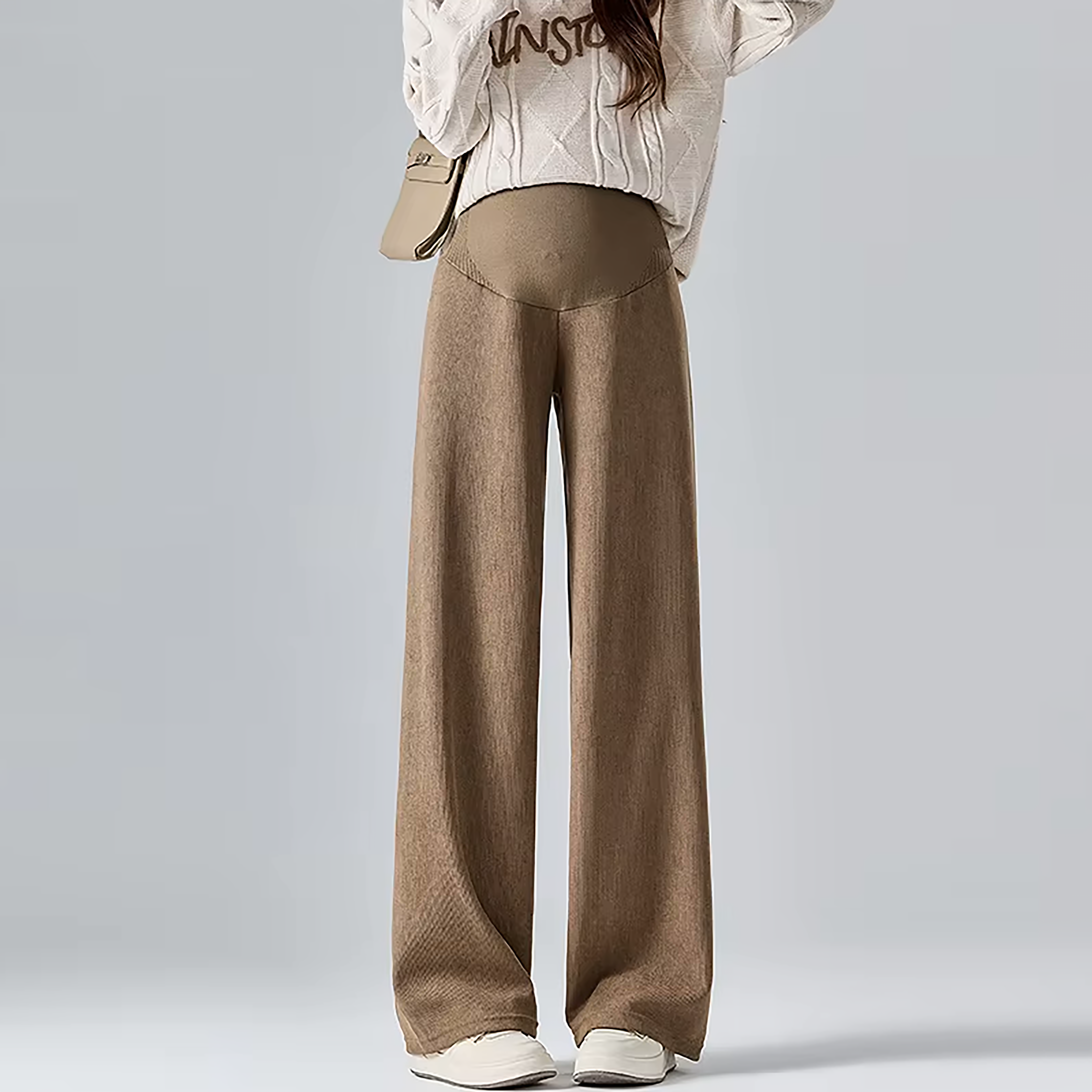 Relaxed Wide-Leg Maternity Trousers | Lersk