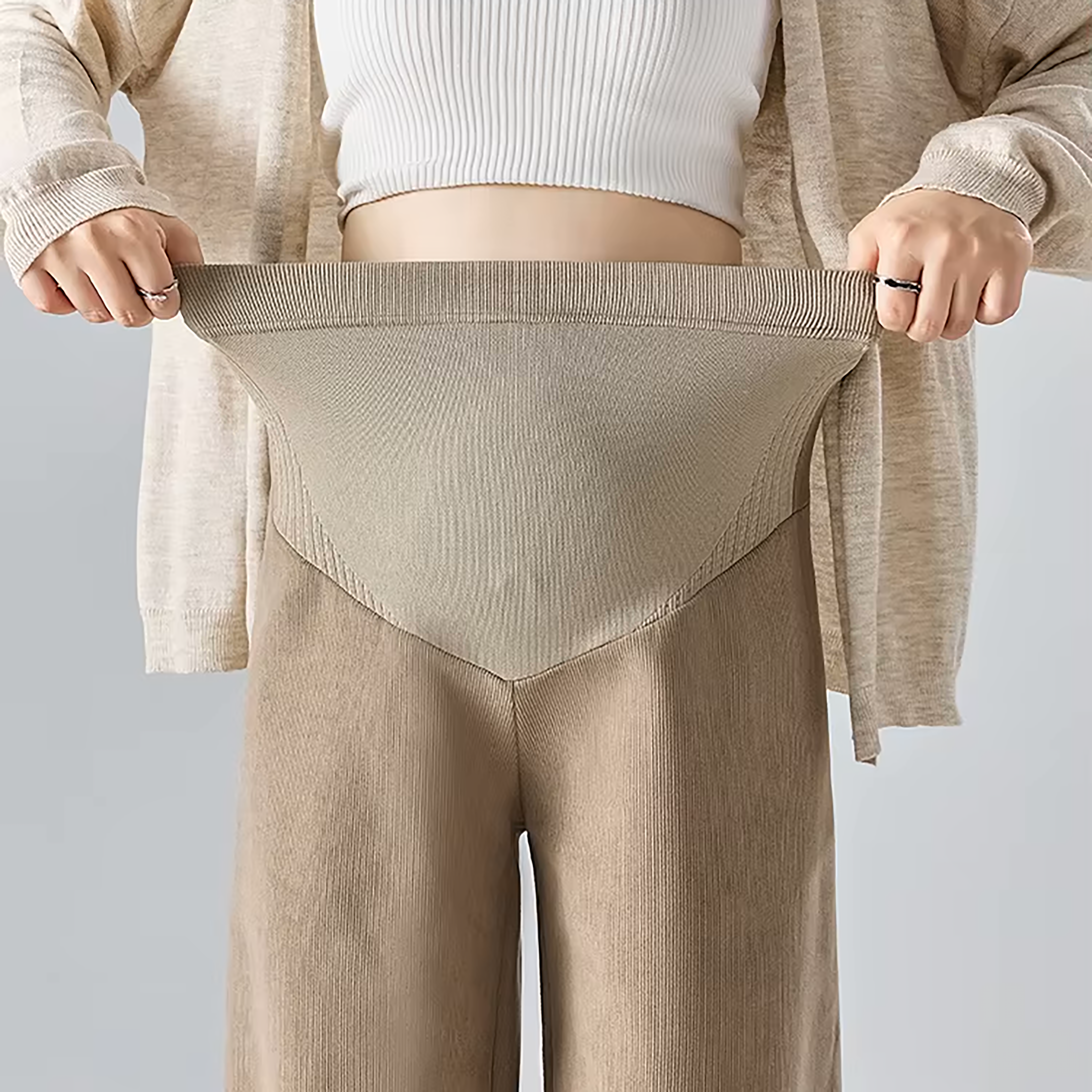 Relaxed Wide-Leg Maternity Trousers | Lersk