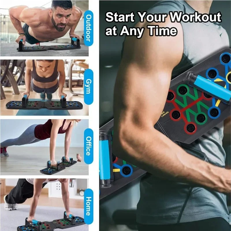 Push-up deska 30 v 1 digitální cvičení celého těla pro domácí fitness nadšence | Lersk