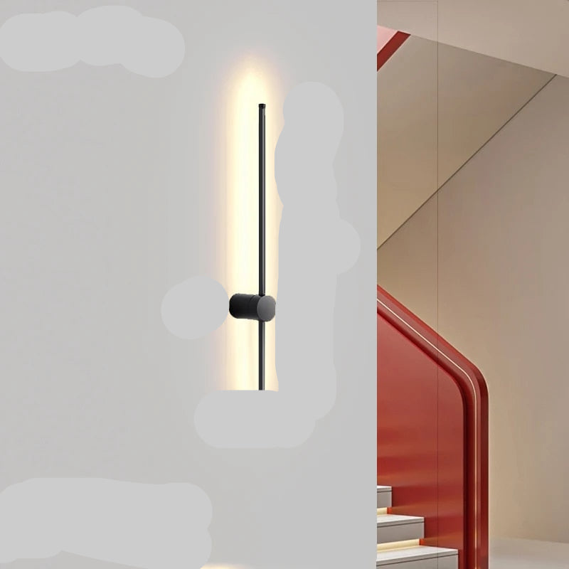 LumiNord Minimalistisk Væglampe med Blødt Ambient LED | Lersk