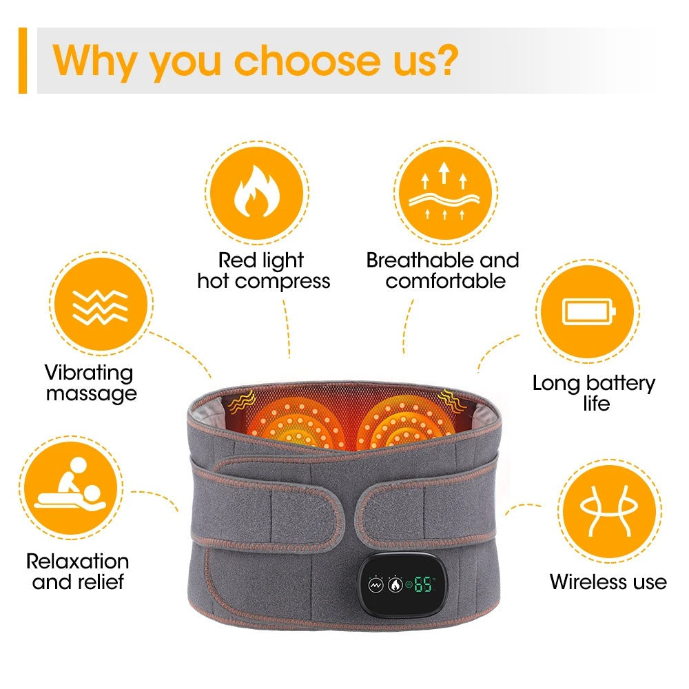 NovaFlex Heating Belt for Back Pain Relief and Support | Lersk