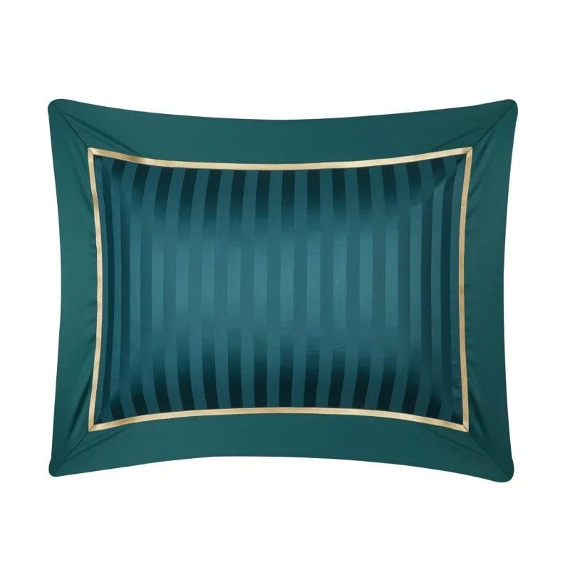 Set copripiumino Belmore verde smeraldo in cotone egiziano | Lersk