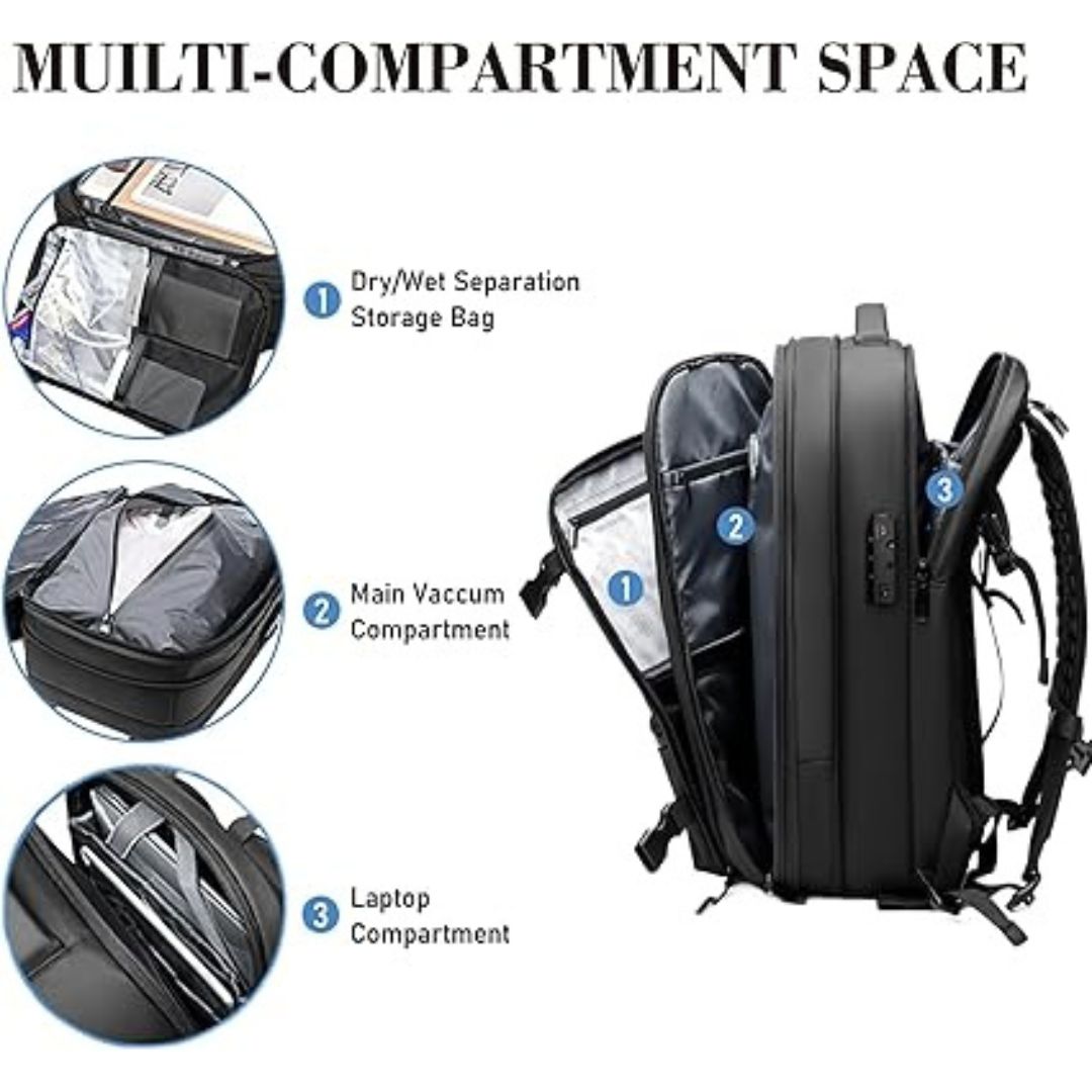 VentraSeal Vacuum Travel Backpack with One-Way Valve | Lersk