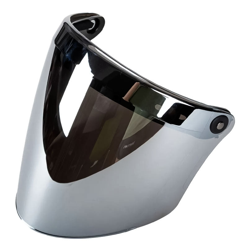 Vintage Flat Visor for Riders Anti-Fog UV-Proof Polycarbonate BKS65 | Lersk