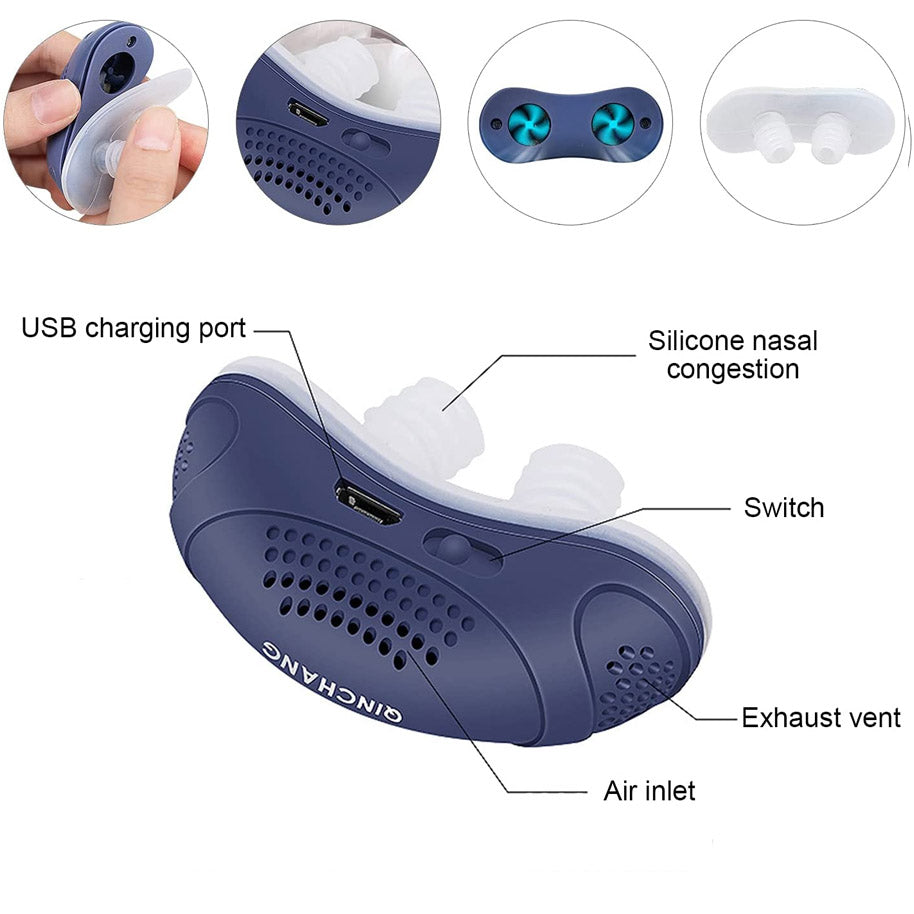 Worlds First Micro CPAP Maskless Cordless Sleep Apnea Device For Travelers | Lersk