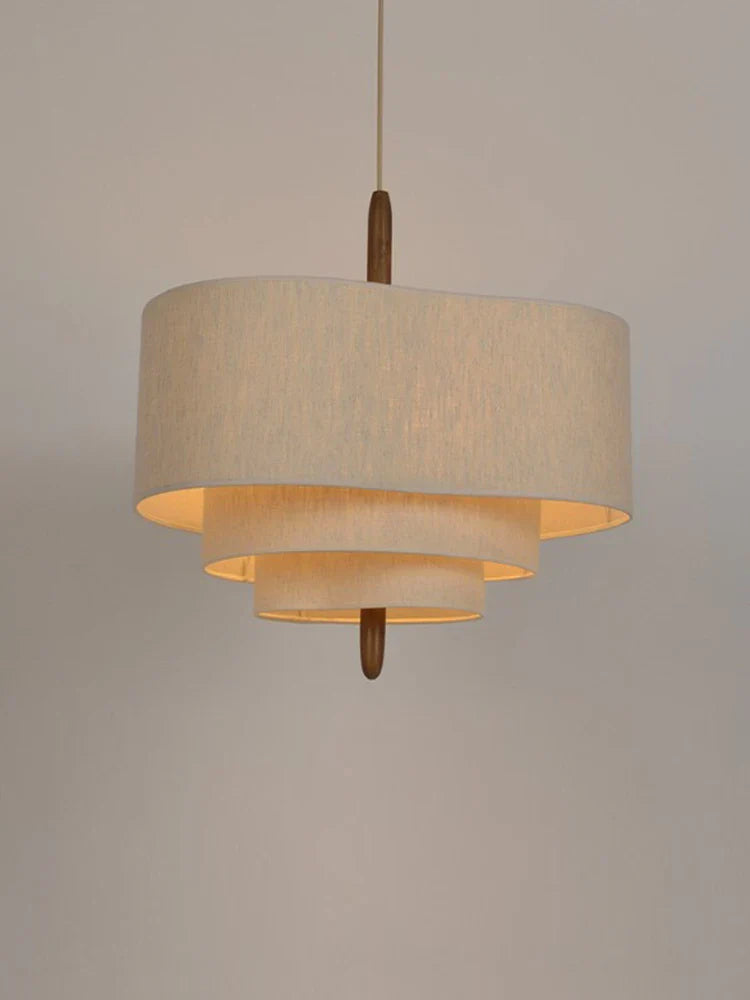 LuminaWeave Fabric Chandelier for Warm Cozy and Elegant Ambience | Lersk