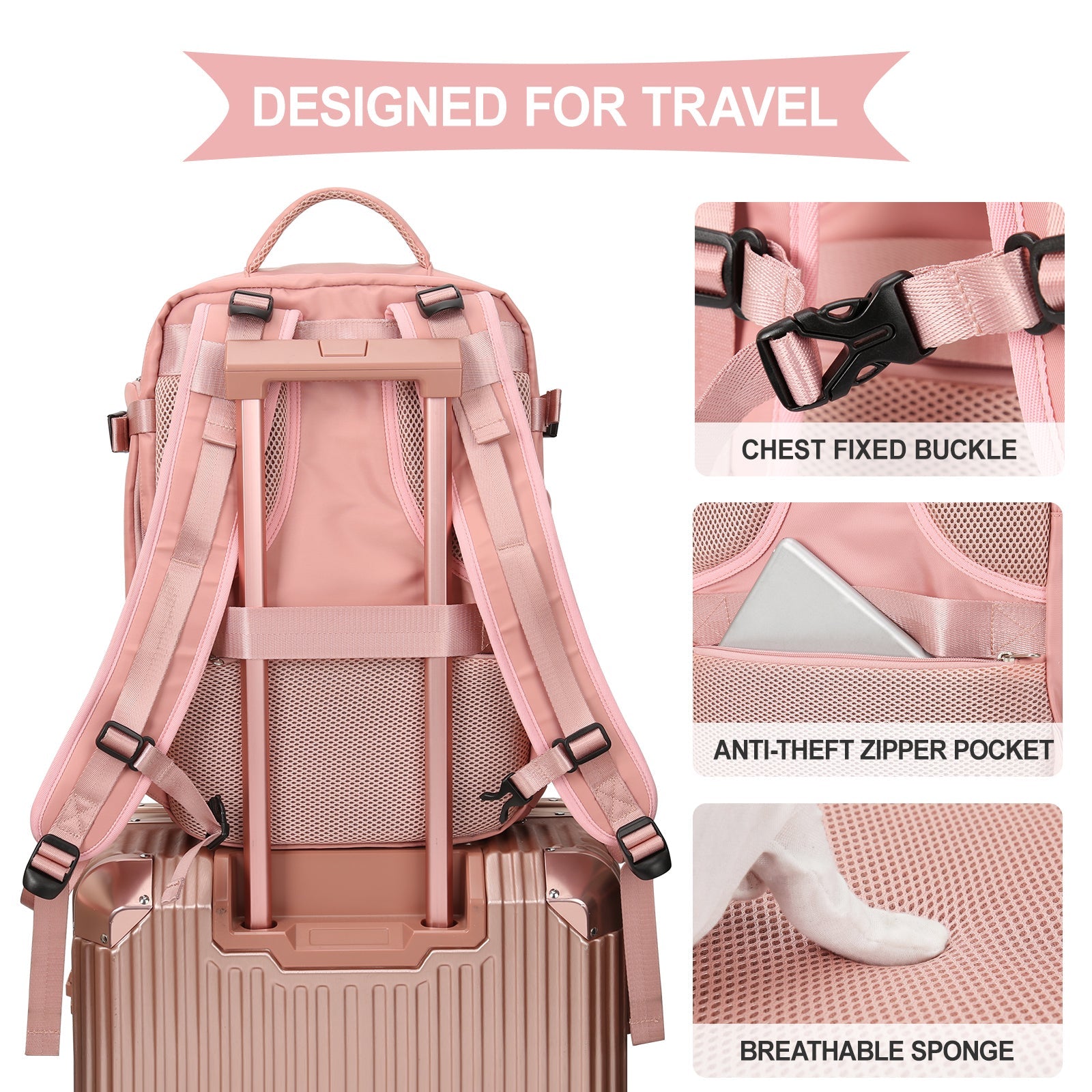 Expandable Travel Backpack Versatile For Women And Men | Lersk
