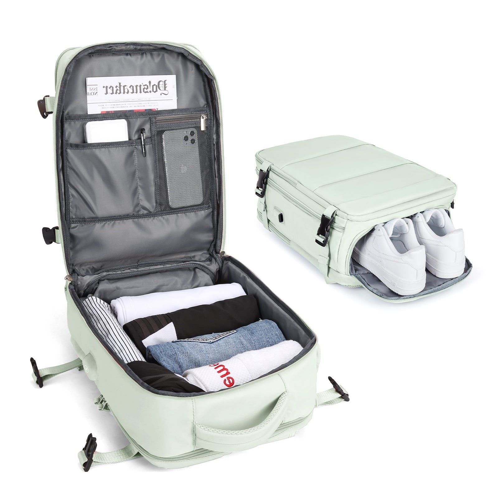 Solara Glide chytrý rozšiřitelný cestovní batoh unisex | Lersk