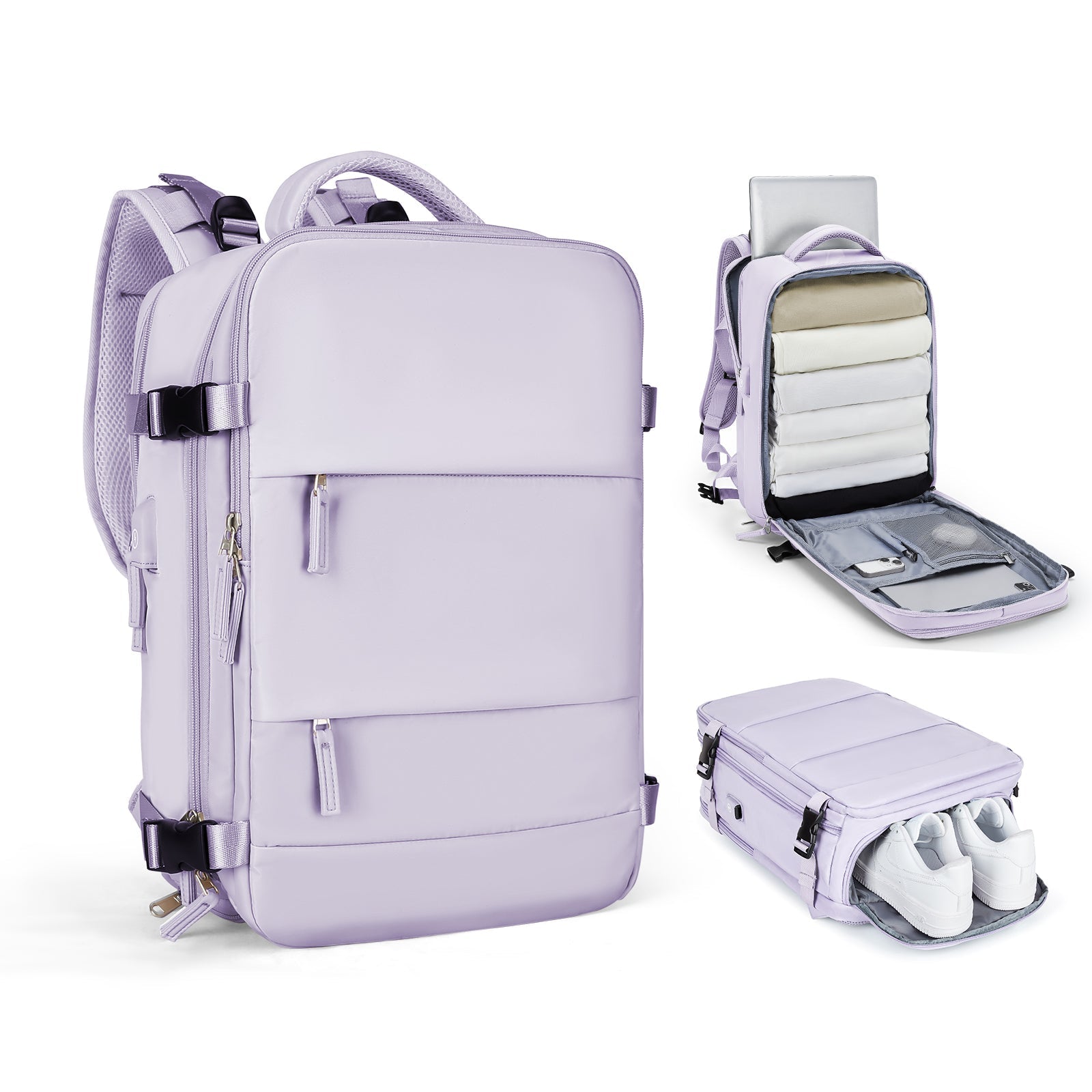 Solara Glide chytrý rozšiřitelný cestovní batoh unisex | Lersk