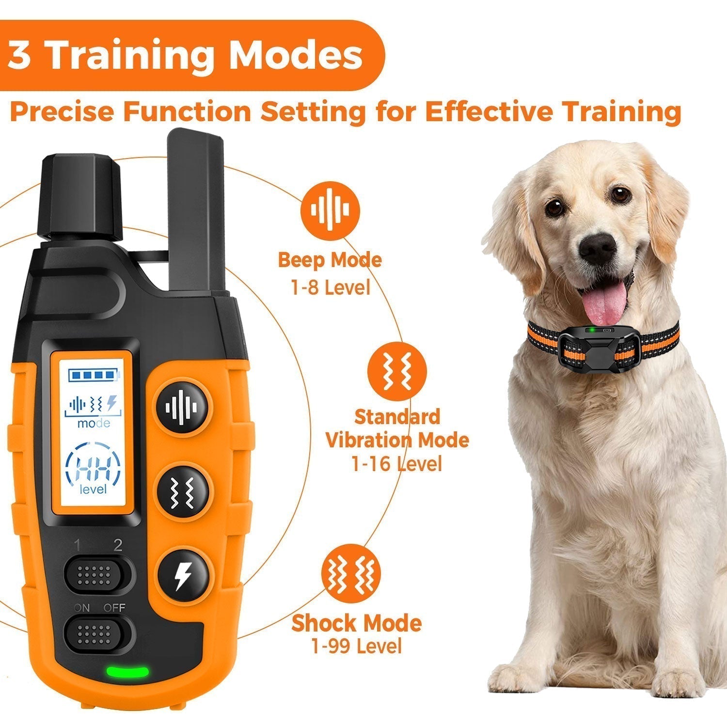 HydraPaw Pro Waterproof Remote Dog Training Collar Outdoor | Lersk