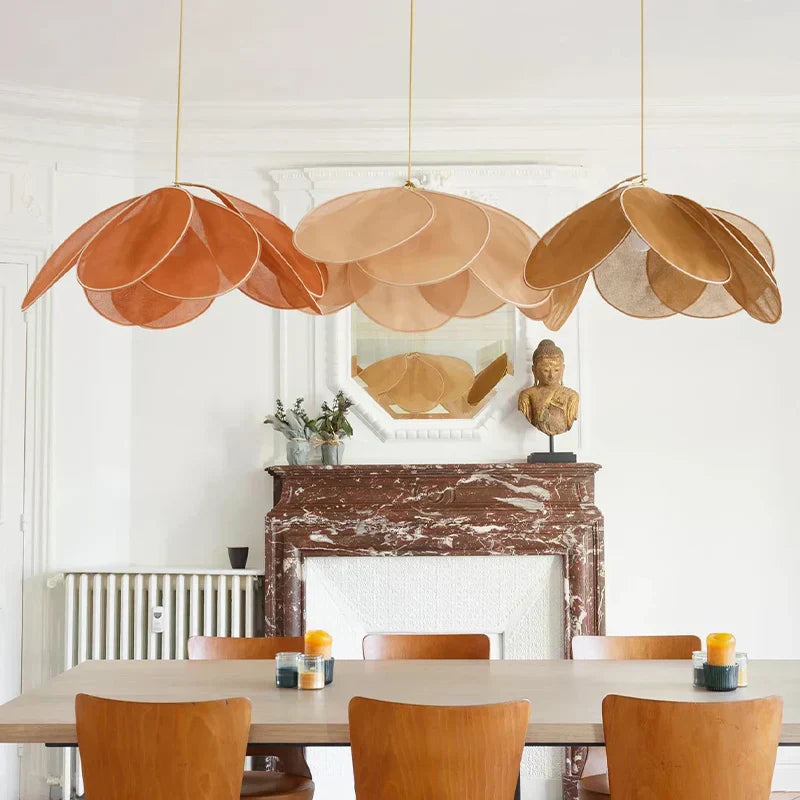 Aurora Bloom Petal Pendant Light with Elegant Floral Glow | Lersk
