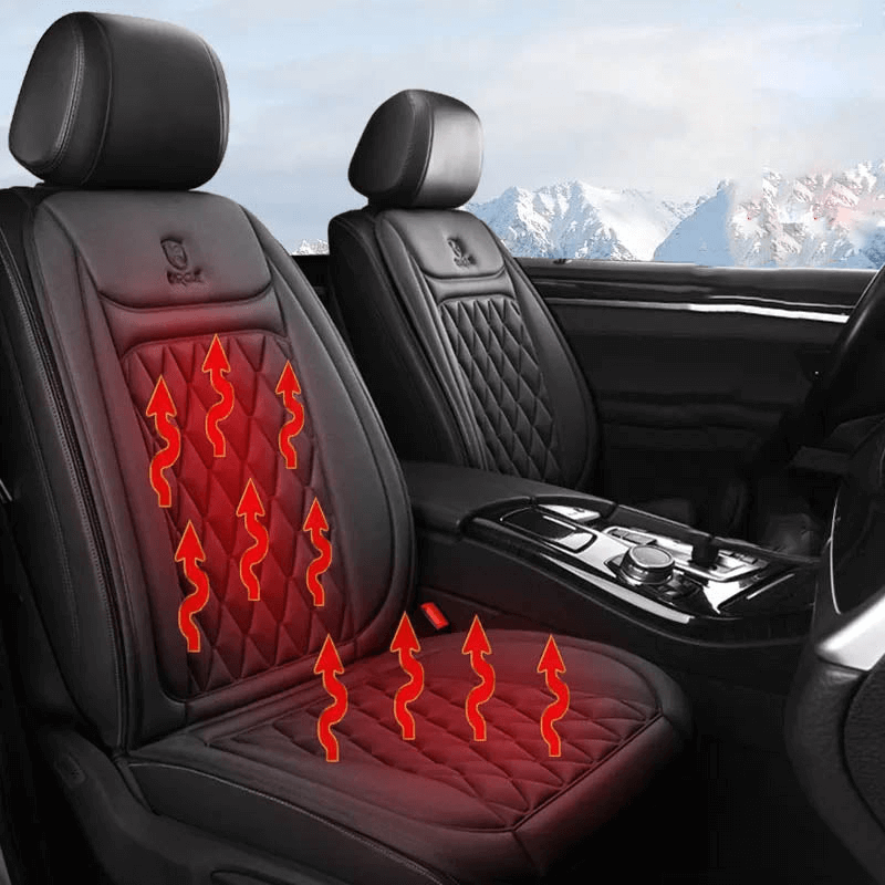 Funda de Asiento Calefactable con Control de Temperatura Ajustable de 30 a 65 Grados Celsius para Coches, Camiones y Uso Doméstico | Lersk